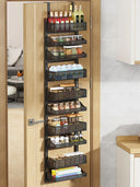 Organiseur de Placard 10 Niveaux Acier pour Porte de Cuisine | SpaceMax