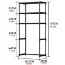 Étagère WC 3 Niveaux en Métal, Meuble de Rangement Salle de Bain | OptimSpace