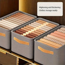 4 Boîtes de Rangement  | Organisateur Tissu Robuste | ZenHome