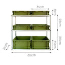 Boîte de Rangement Nordique Polyvalente pour Chambre Salon Salle de Bain | Élégance