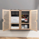 Boîte Murale Range-Routeur WiFi en Bois Organiseur Câbles | Élégance