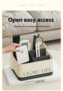 Boîte de Rangement Multifonction Télécommande & Bureau | Élégant